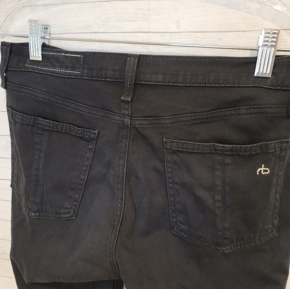 Rag & Bone Black Plush Jeggings, sz 28 - Picture 5 of 7